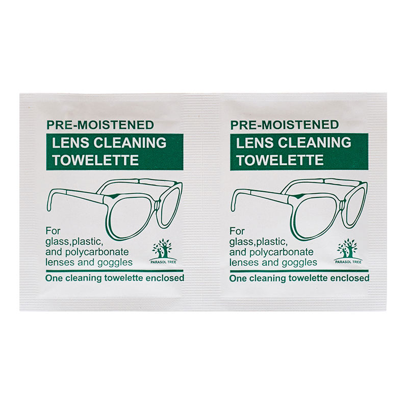 Lenços anti nevoeiros para lentes limpeza individual de limpeza molhada 100 pcs